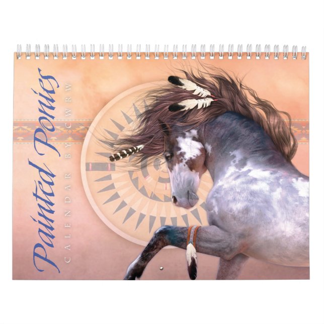 Calendário pintado dos pôneis (Capa)