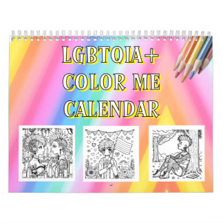Calendário Pinte-Me | Páginas para Colorir LGBTQIA+