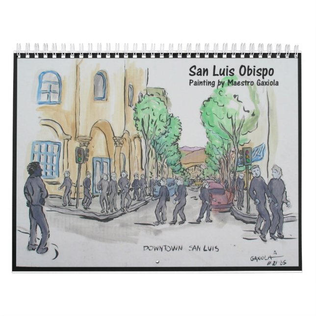 Calendário Pintura de San Luis Obispo (Capa)
