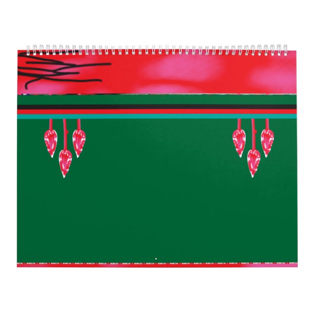 Calendário pintura de um sapo num campo de grama (Capa)