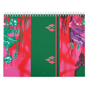 Calendário pintura de um sapo num campo de grama