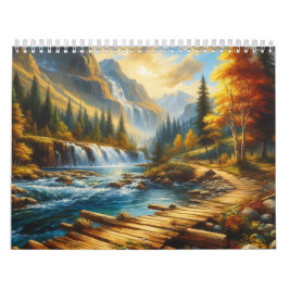 Calendário Pintura na Natureza