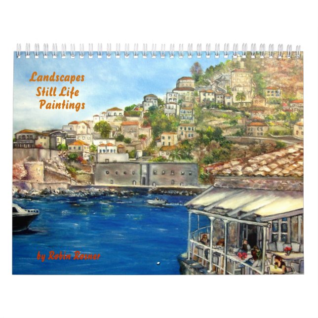Calendário Pinturas a óleo de Rosner do pisco de peito (Capa)
