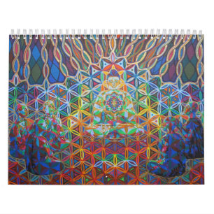 Calendário Pinturas acrílicas de Karmym