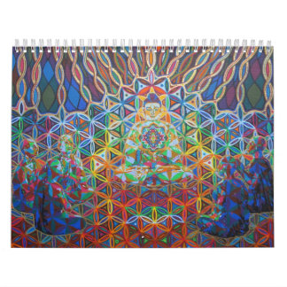 Calendário Pinturas acrílicas de Karmym