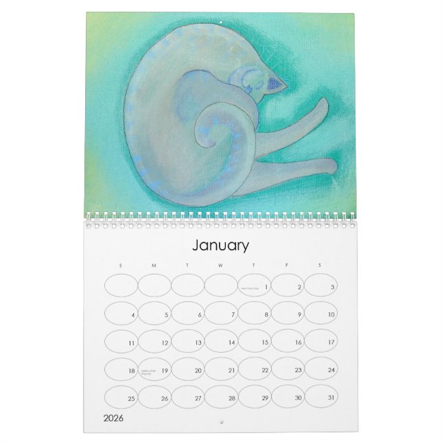 Calendário Pinturas coloridas. 2013. (Jan 2026)