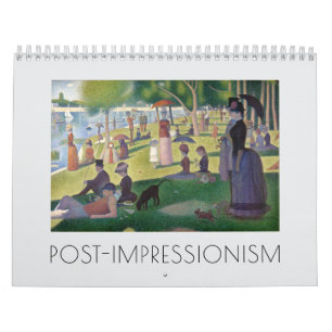 Calendário Pinturas de Arte Fina Pós-Impressionismo