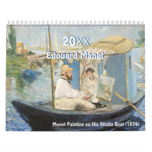 Calendário Pinturas de Arte Fino Francesas de Edouard Manet