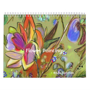 Calendário Pinturas de Flor