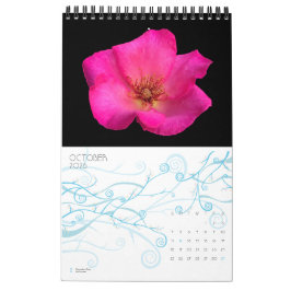 Calendário Pinturas de flores fantabuloustef - 2026 - 202x