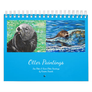 Calendário Pinturas de Lontras