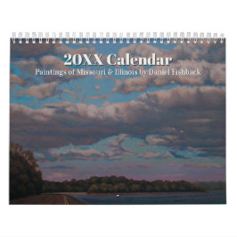 Calendário Pinturas Favoritas de Missouri e Illinois Qualquer