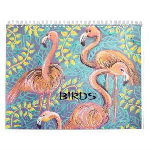 Calendário Pinturas para aves