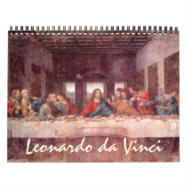 Calendário Pinturas Renascentistas de Leonardo da Vinci (Capa)