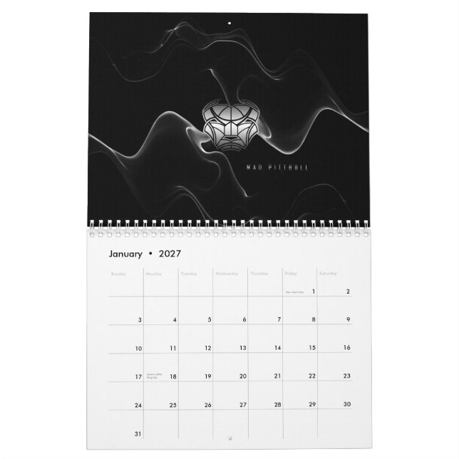 CALENDÁRIO PITBULL LOUCO (Jan 2027)