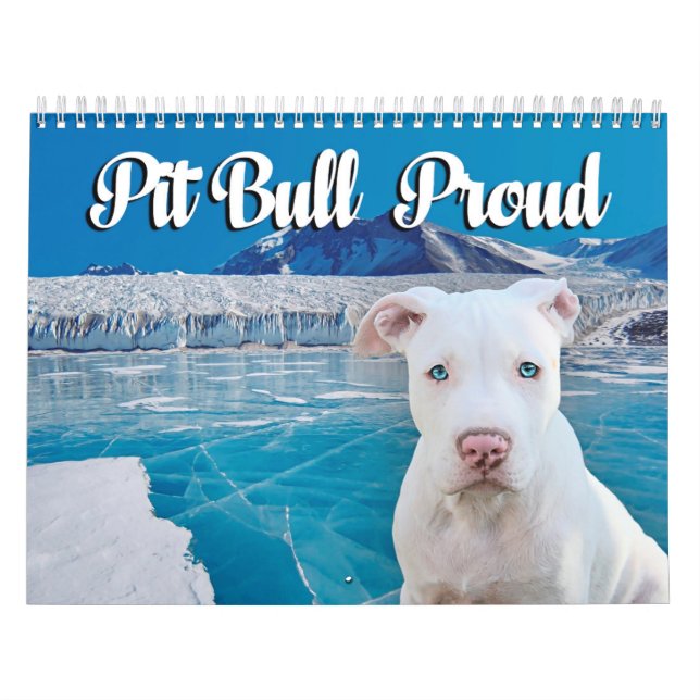 Calendário Pitbull orgulhoso (Capa)
