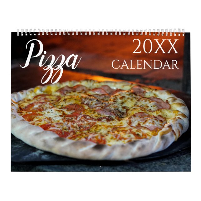 Calendário Pizza Pizzeria Comida 2027 Parede (Capa)