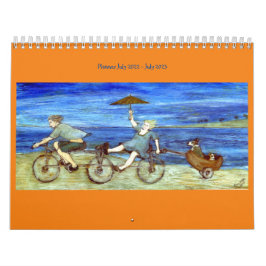 Calendário Planejador de Bicicleta viagem por Tandem