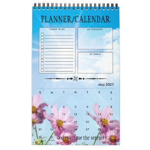 Calendário Planejador de Presente de Recuperação Personaliz