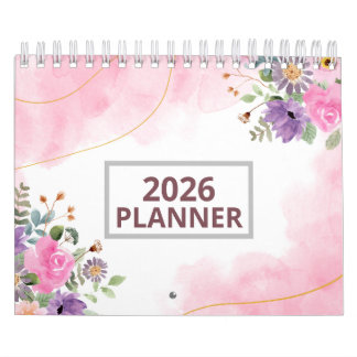 Calendário Planejador Mínimo 2026
