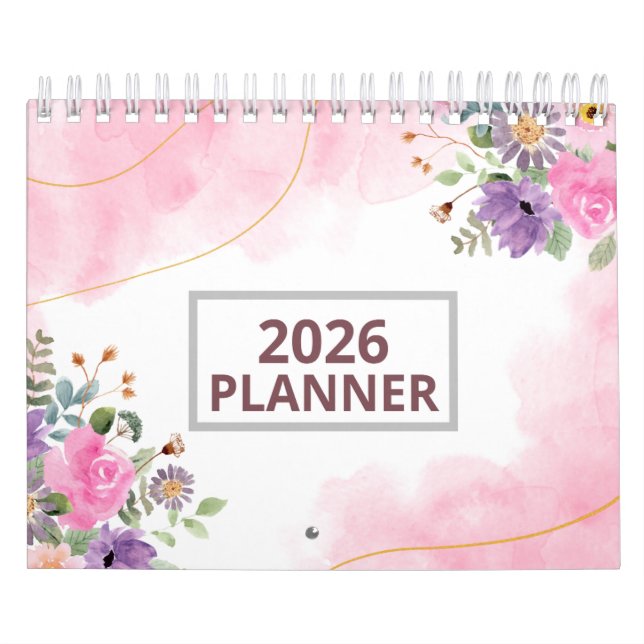 Calendário Planejador Mínimo 2026 (Capa)