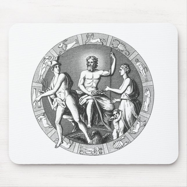Calendário planetário Mousepad (Frente)