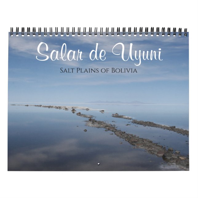 Calendário planícies salgadas de uyuni (Capa)