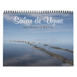 Calendário planícies salgadas de uyuni