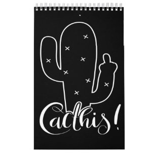 Calendário Planta de Cactus