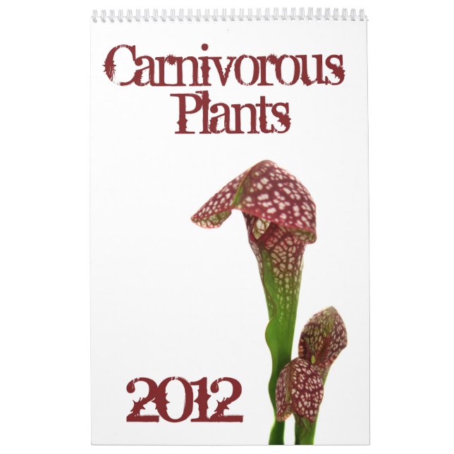 Calendário Plantas Carnívoras (Capa)