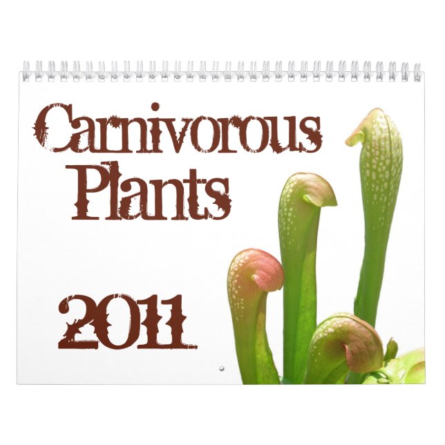 Calendário Plantas Carnívoras (Capa)