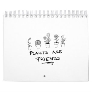 Calendário Plantas são amigas