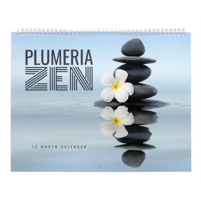 Calendário Plumeria Zen Calendar (Capa)