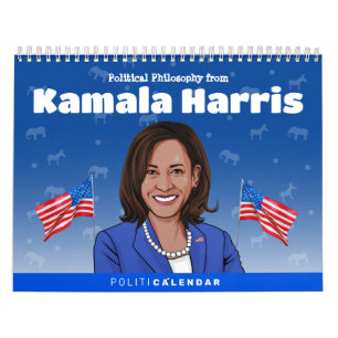 Calendário Político Humor de Kamala Harris