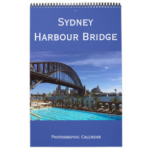 Calendário ponte da baía de sydney austrália