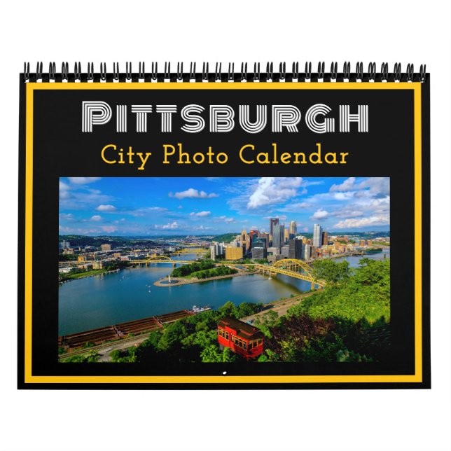 Calendário - Pontos de referência de Pittsburgh (Capa)