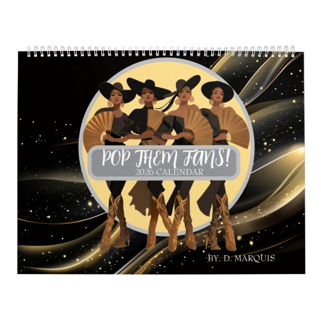 Calendário POP THEM FANS 2026 (Capa)