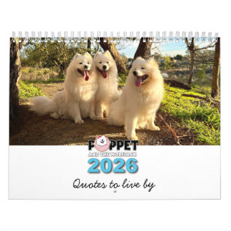 Calendário Poppet e a Wolfpack - Citações para viver 