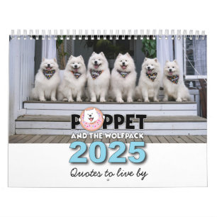 Calendário Poppet e Wolfpack - Citações para viver