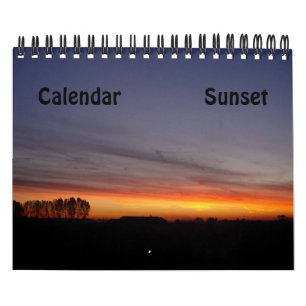 Calendário Por do sol