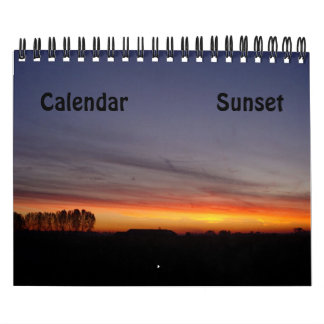 Calendário Por do sol