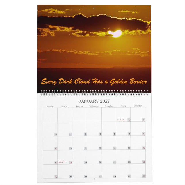 Calendário Pôr do sol de New mexico (Jan 2027)