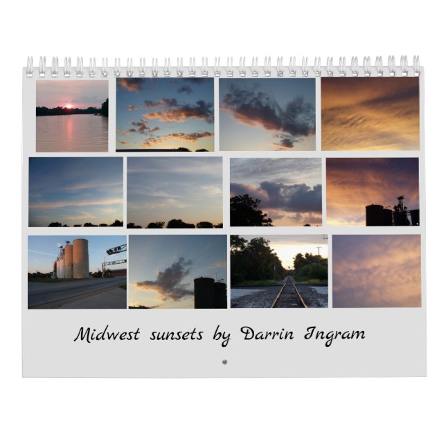 Calendário Pôrs do sol do Centro-Oeste (Verso)