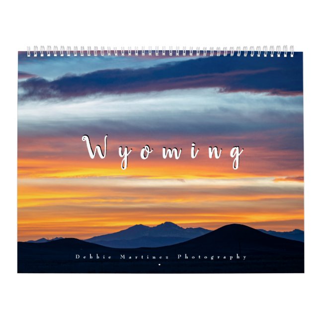 Calendário Pôrs do sol Wyoming (Capa)