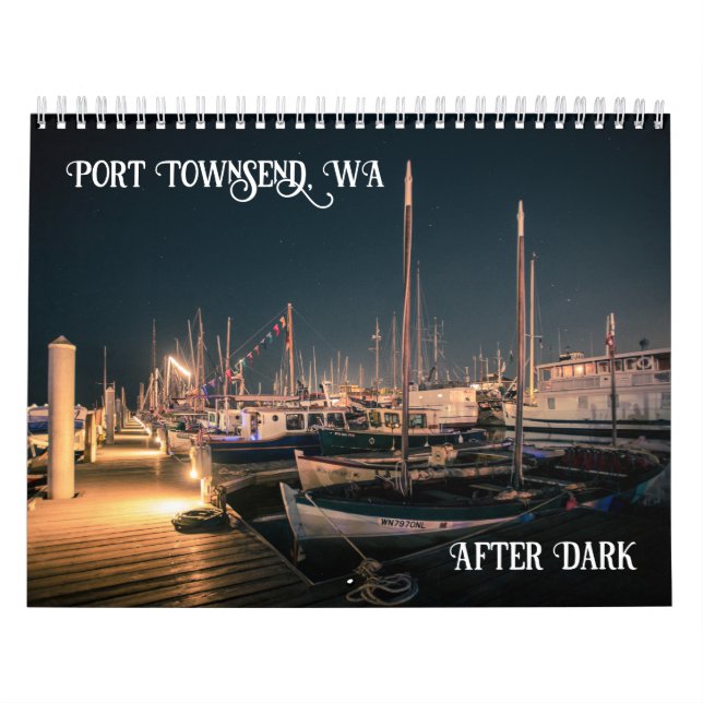 Calendário Port Townsend WA After Dark  (Capa)