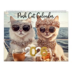 Calendário Posh Cat Calendar 2025 Cat