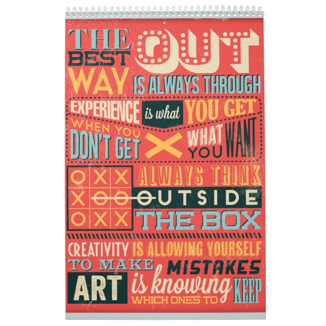 Calendário Poster inspiracional (Capa)