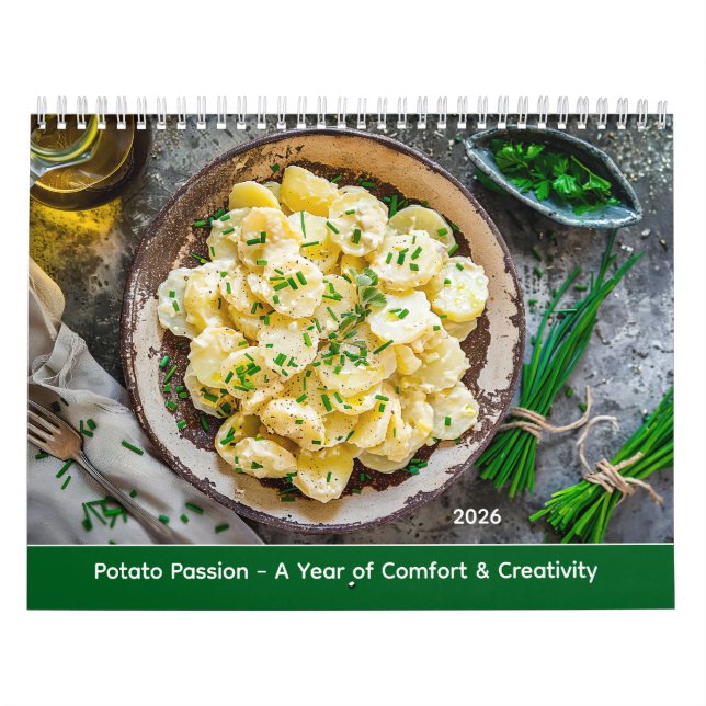 Calendário Potato Passion – A Year of Comfort & Creativity (Capa)