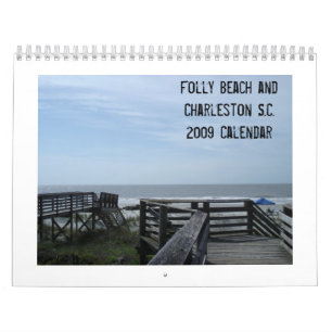 Calendário Praia do insensatez e Charleston S.C. 20…