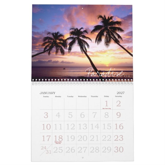 Calendário Praias (Jan 2027)